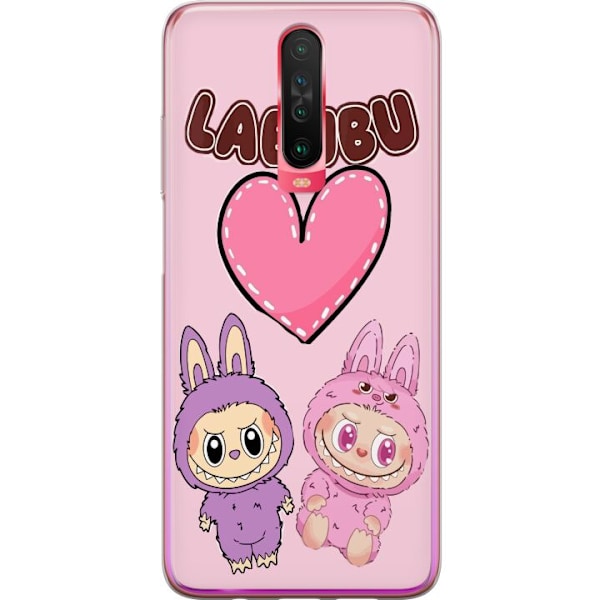 Xiaomi Redmi K30 Läpinäkyvä kuori Labubu Pink Monster