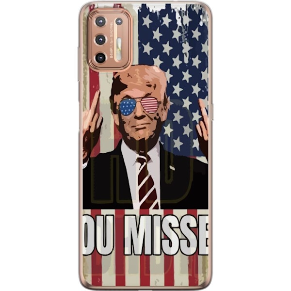 Motorola Moto G9 Plus Gennemsigtig cover Trump