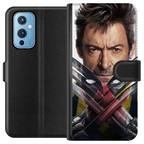 OnePlus 9 Tegnebogsetui Deadpool & Wolverine