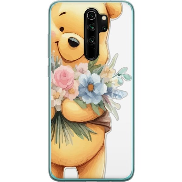 Xiaomi Redmi Note 8 Pro  Gjennomsiktig deksel Nalle Puh med bl