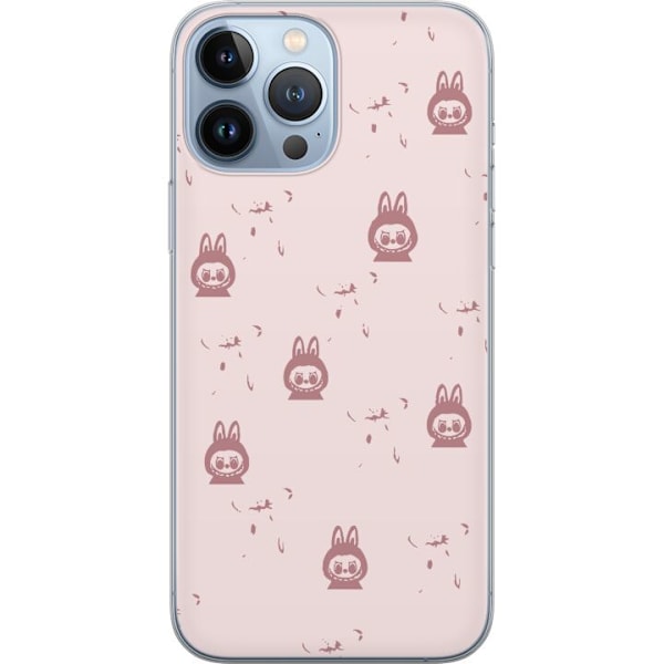 Apple iPhone 13 Pro Max Läpinäkyvä kuori Labubu Neon Pop -