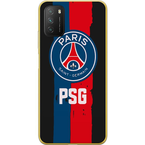 Xiaomi Poco M3  Gjennomsiktig deksel Paris Saint-Germain F.C.