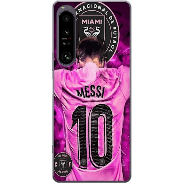 Sony Xperia 1 IV Gjennomsiktig deksel Messi