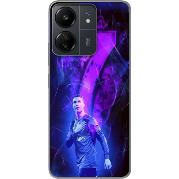 Xiaomi Redmi 13C Gennemsigtig cover Ronaldo 7 - Fodboldlegende