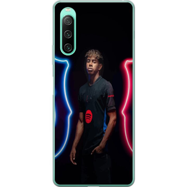 Sony Xperia 10 IV Läpinäkyvä kuori Yamal Jalkapallo FC Barcelona Nuori Lahjakkuus Pelaaja Jalkapallotähti Espanja La Liga Suosittu Motiivi