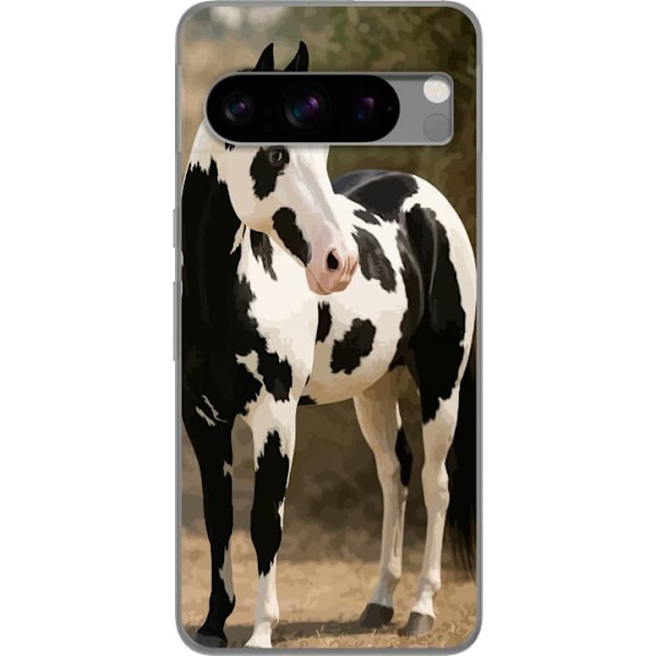 Google Pixel 8 Pro Läpinäkyvä kuori Kaunis Hevonen - elegantti hevonen kuva-aihe