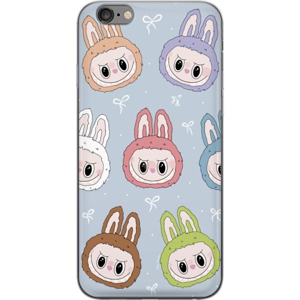 Apple iPhone 6 Plus Läpinäkyvä kuori Pastel Labubu