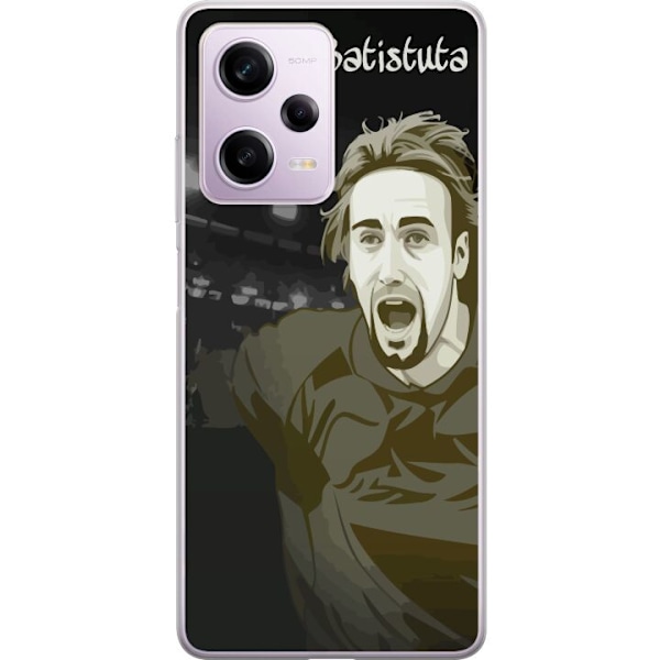 Xiaomi Redmi Note 12 Pro Genomskinligt Skal Gabriel Batistuta