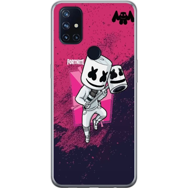 OnePlus Nord N10 5G Gennemsigtig cover Marshmello Fortnite Ski
