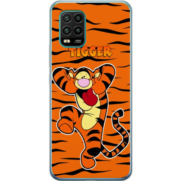 Xiaomi Mi 10 Lite 5G Gennemsigtig cover Tiger