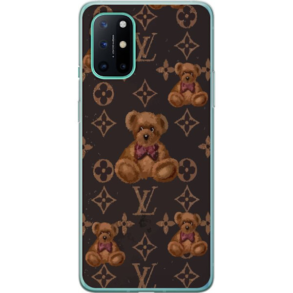 OnePlus 8T Läpinäkyvä kuori Louis Vuitton Teddykarhu Kuvio Ylellinen Muotisuunnittelu Suosittu Motiivi Muoti-Trendi Ylelliset Asusteet