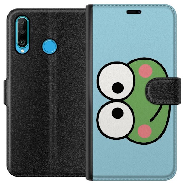 Huawei P30 lite Plånboksfodral Keroppi Smile