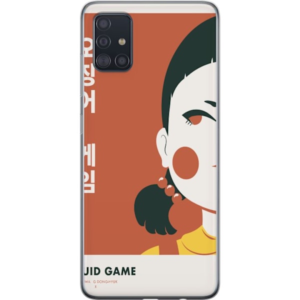 Samsung Galaxy A51 Gennemsigtig cover Squid Game