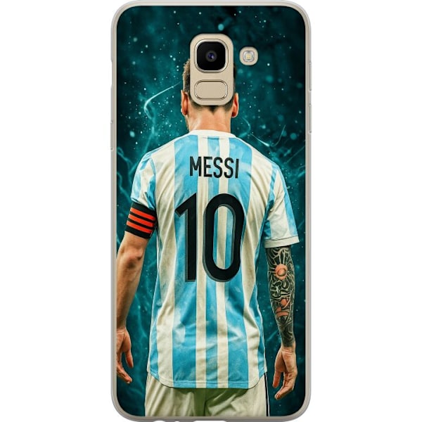 Samsung Galaxy J6 Läpinäkyvä kuori Messi