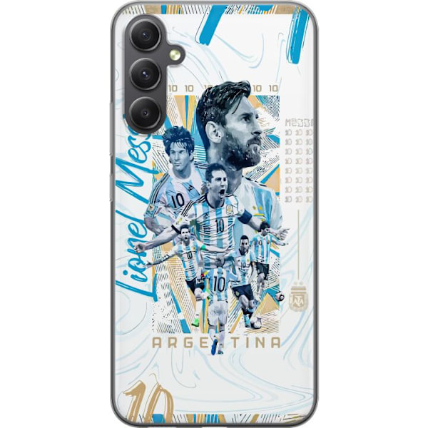 Samsung Galaxy A15 5G Läpinäkyvä kuori Lionel Messi