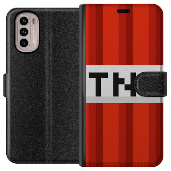 Motorola Moto G41 Plånboksfodral Minecraft TNT