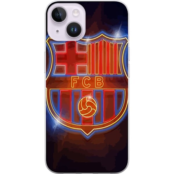 Apple iPhone 14 Plus Läpinäkyvä kuori FC Barcelona