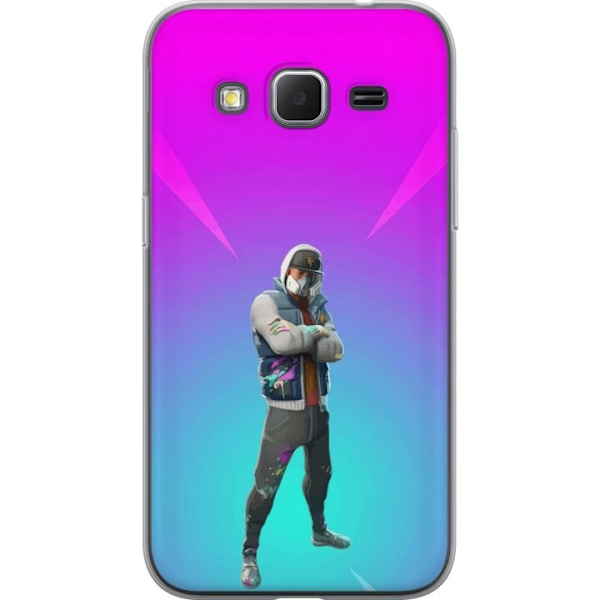 Samsung Galaxy Core Prime Läpinäkyvä kuori musta ritari for