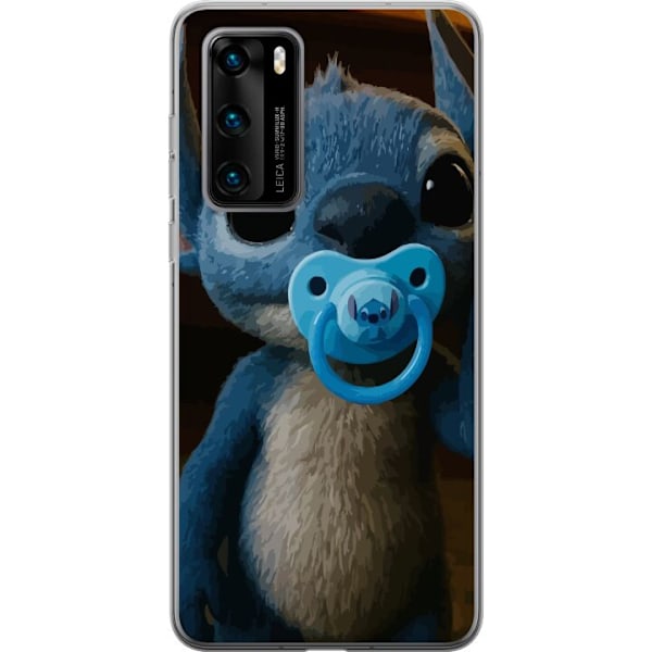 Huawei P40 Läpinäkyvä kuori Stitch & Napp - vauvateema söp