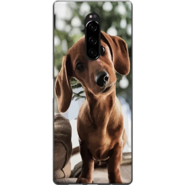 Sony Xperia 1 Gjennomsiktig deksel Yngre Hund