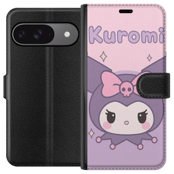 Google Pixel 9 Lommeboketui Kuromi Kawaii