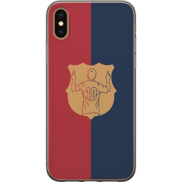 Apple iPhone XS Max Gennemsigtig cover FC Barcelona