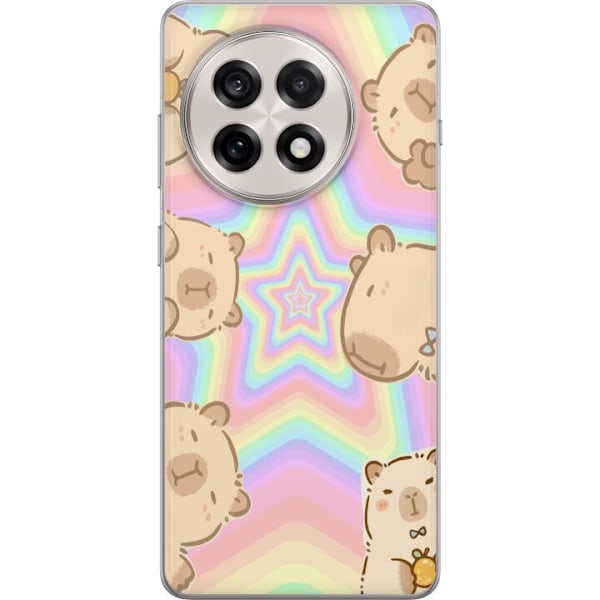 OnePlus 13R Läpinäkyvä kuori Kawaii Capybara Galaxy Söpö