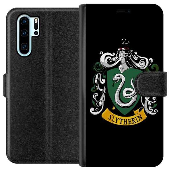 Kompatibel Tegnebogsetui til Huawei P30 Pro Harry Potter - Slytherin