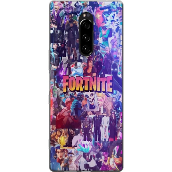 Sony Xperia 1 Genomskinligt Skal Fortnite