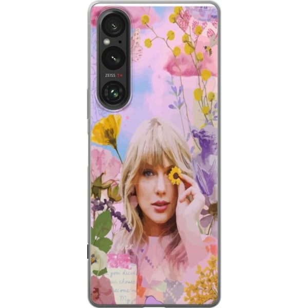 Sony Xperia 1 V Genomskinligt Skal Taylor Swift - Blomma