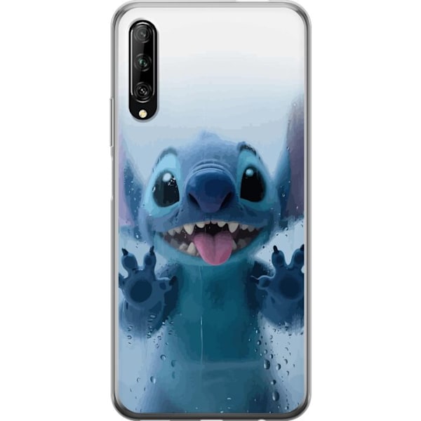 Huawei P smart Pro 2019 Genomskinligt Skal Stitch Window View – Stitch vid ett fönster i söt stil