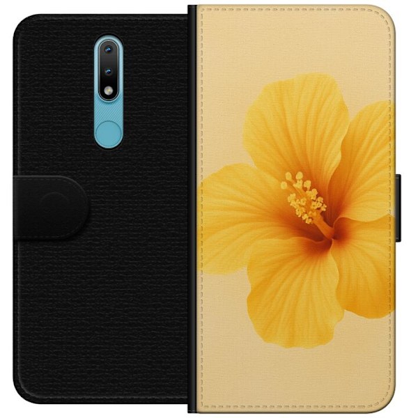 Nokia 2.4 Lompakkokotelo Lemon Zing