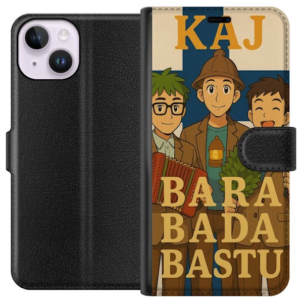 Apple iPhone 14 Lompakkokotelo Vain ota sauna KAJ