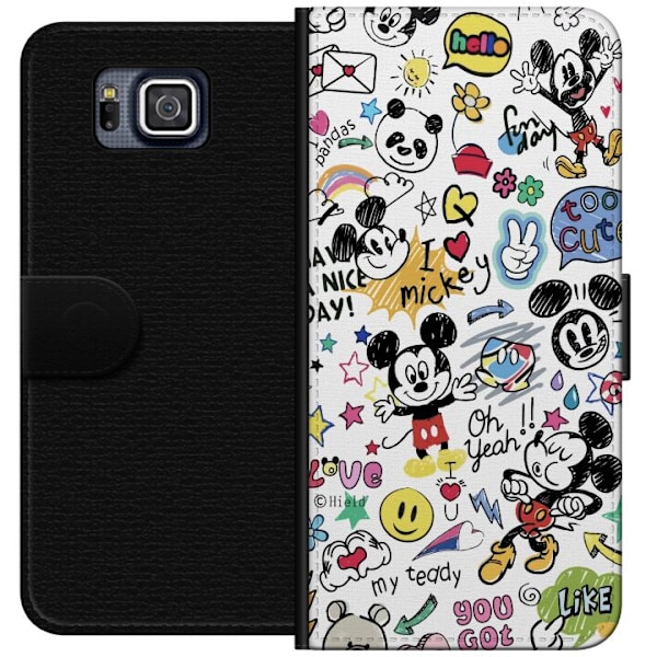 Samsung Galaxy Alpha Tegnebogsetui Mickey Mouse