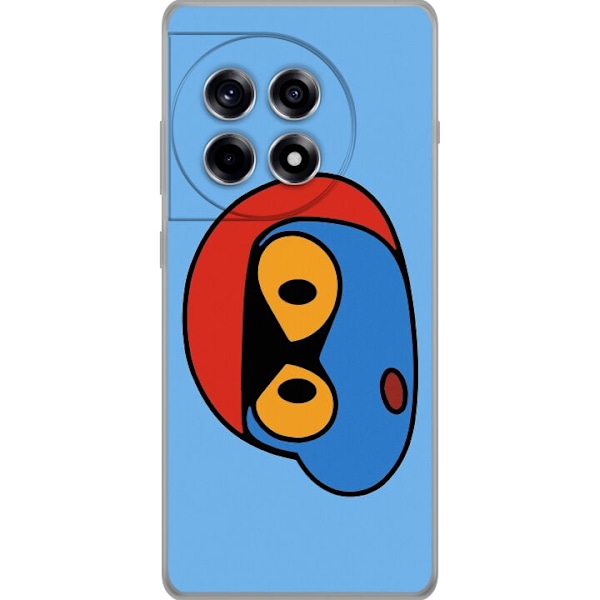 OnePlus 12R Läpinäkyvä kuori Bold Bot Head