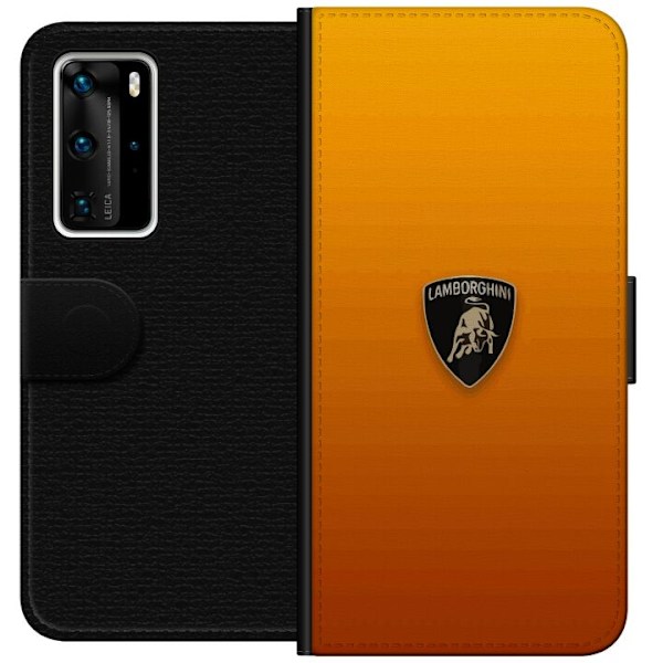 Huawei P40 Pro Lompakkokotelo Lamborghini