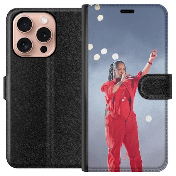 Apple iPhone 16 Pro Plånboksfodral Rihanna – Trendsetting Looks & Style