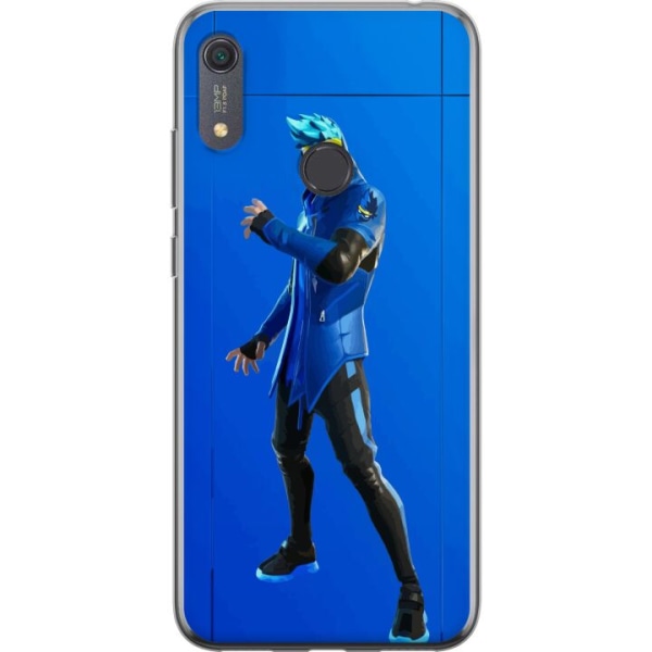 Huawei Y6s (2019) Läpinäkyvä kuori Fortnite - Ninja Blue