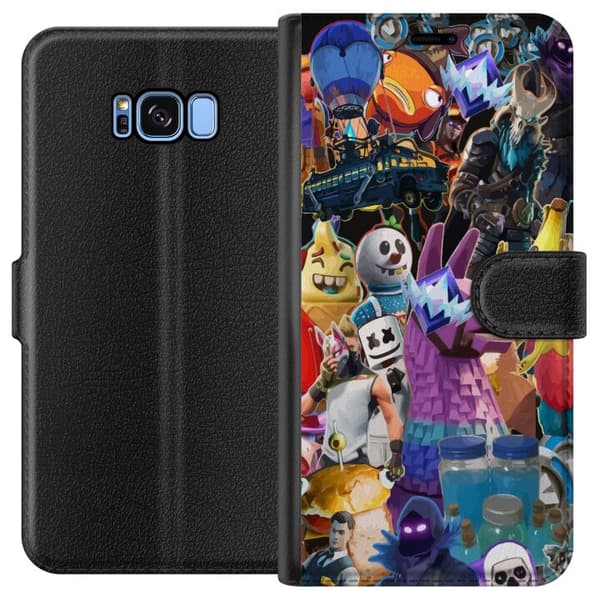 Kompatibelt Plånboksfodral till Samsung Galaxy S8 Fortnite
