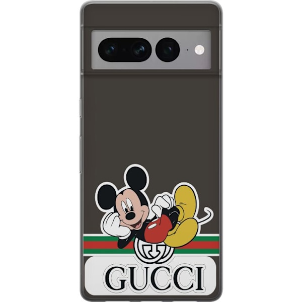 Google Pixel 7 Pro Läpinäkyvä kuori Gucci Musse Pig