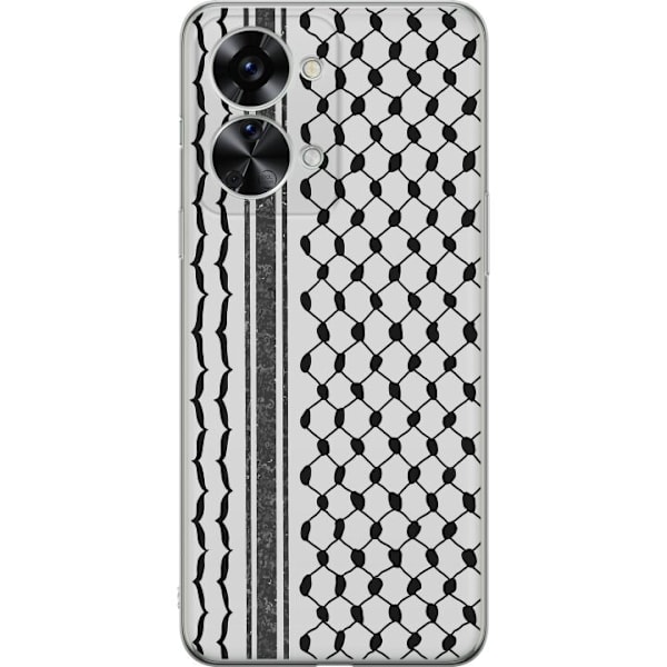 OnePlus Nord 2T Läpinäkyvä kuori Palestiinalainen kuvio - p