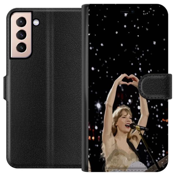 Kompatibelt Plånboksfodral till Samsung Galaxy S21 Taylor Swift