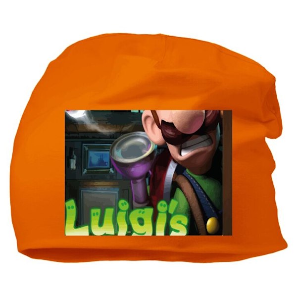 Hue til Voksen | Varm Beanie i Blødt Materiale Mario Orange one size