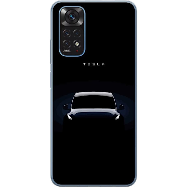 Xiaomi Redmi Note 11 Gennemsigtig cover Tesla