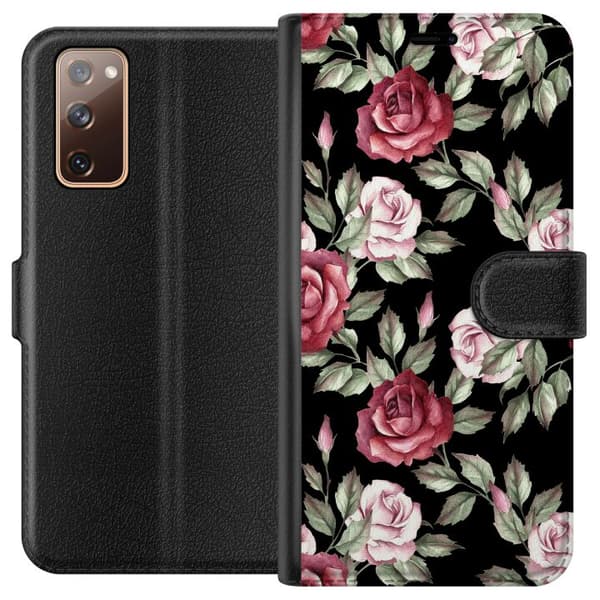 Kompatibelt Plånboksfodral till Samsung Galaxy S20 FE Blommor