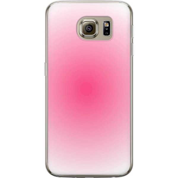 Samsung Galaxy S6 Gjennomsiktig deksel Rosa Sky