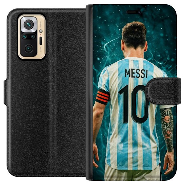 Xiaomi Redmi Note 10 Pro Tegnebogsetui Messi