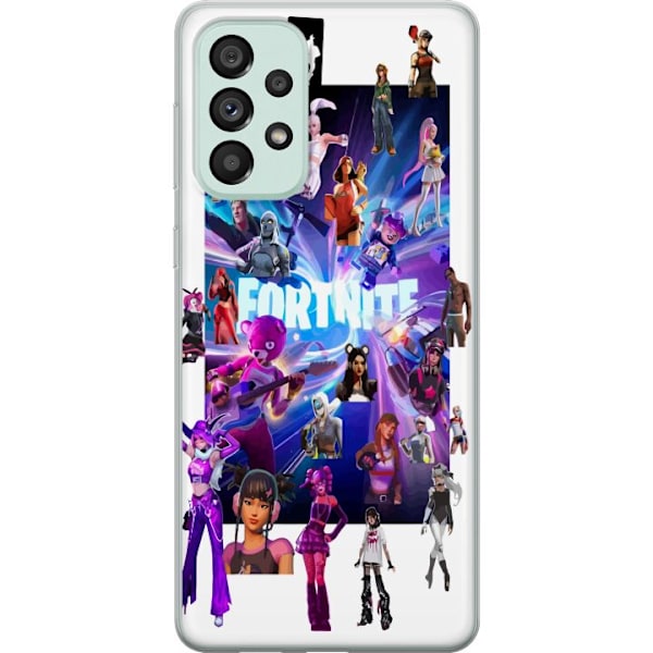 Samsung Galaxy A73 5G Gennemsigtig cover Fortnite