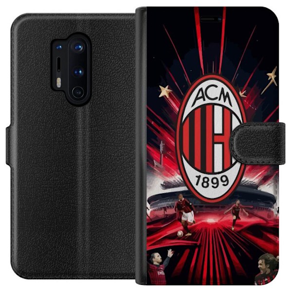 OnePlus 8 Pro Plånboksfodral AC Milan