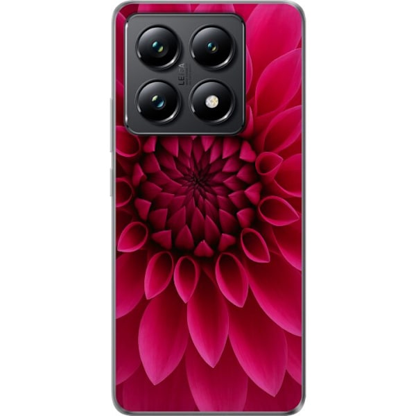 Xiaomi 14T Läpinäkyvä kuori Rosecore